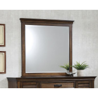 Coaster Furniture 200974 Franco Rectangular Mirror Burnished Oak